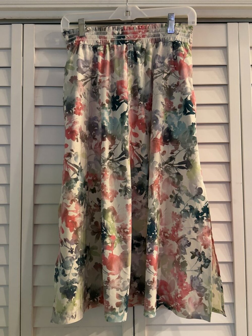Athleta Savanna Skirt Watercolor-Style Floral - Size S
